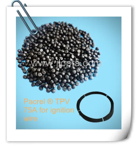 Black TPV thermoplastic granules for ignition wire