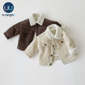 Winter Baby Boy Girl Coats Warm Toddler Baby Thick Cotton Clothes Long Sleeve Cotton Coat Jacket Outwear Tops Kids
