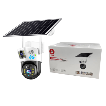 Hot Sale Dual Screen 4G Network Camera V380 Pro: Solar Powered Wireless Outdoor CCTV Security Camera