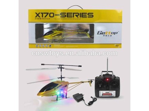 X170 3.0 CH RC helicopter golden Color frame with PVC box