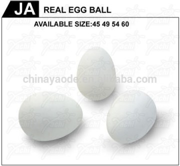 white Duck egg rubber bouncing ball/festival gift