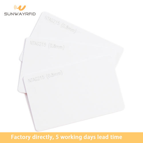 Thermal printable NTAG215 RFID Card