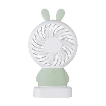Mini Rechargeable KC Battery LED Fan For Korea