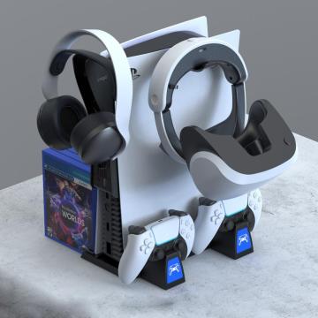 PS5 Stand with Suction Cooling Fan