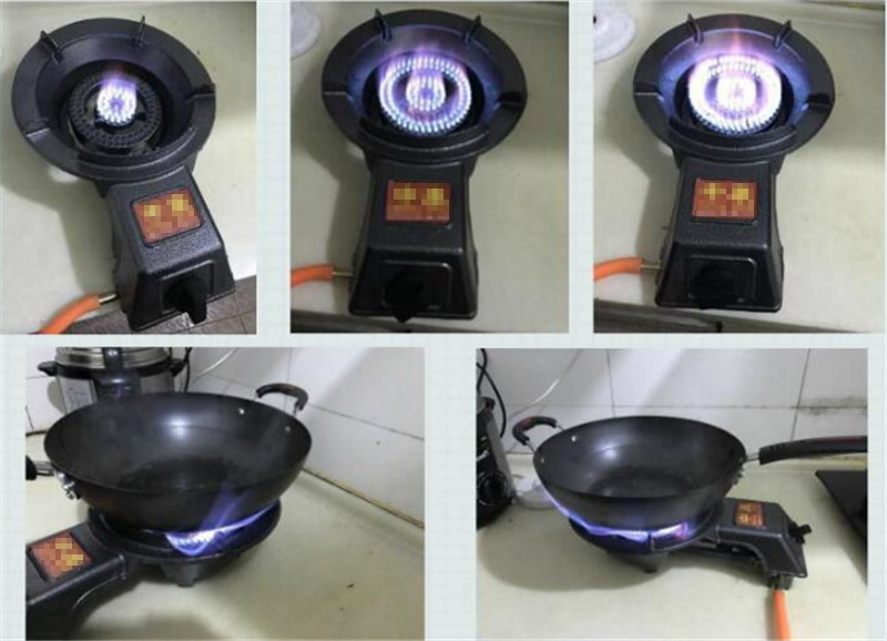Energy saving high fire stove single commercial cast iron gas liquefied gas natural gas biogas bench type single stove