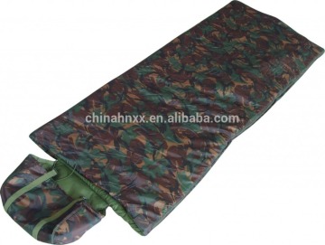 woodland camo military sleeping bag