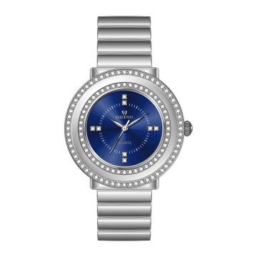 Luxe stalen band sieraden vrouw horloge