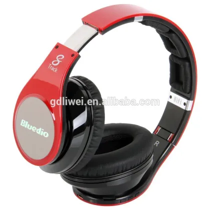 Bluedio R+ Bluetooth headphones Revolution 8 Sound Tracks with Microphone NFC Bluetooth4.0