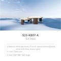 China hot sale Travertin top coffee table Manufactory