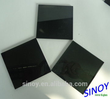 China High Quality 2mm to 19mm PG10/PG20 Black Glass, Black Tinted Glass, Black Float Glass for interior applications