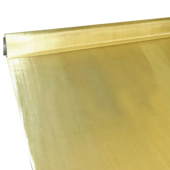 Brass Woven Wire Mesh H65 H70 Cu65zn35 80 100 120 Mesh