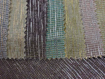 Foil Textile Knitted 100% Polyester Fabric