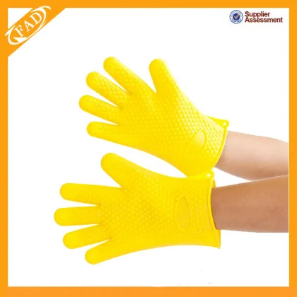 Heat Resistant Silicone gloves for barbecue