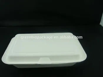 a Disposable Degradable Food Packing Container(Sugarcane)
