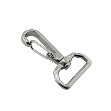 Rigging hardware safety harness Stainless Steel 304/316 Simple Spring Snap Hook carabiner Swivel Spring Snap hook