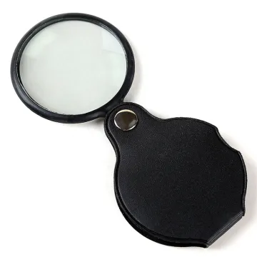 5X Portable Folding Magnifying Glass for Book Reading with Rotation