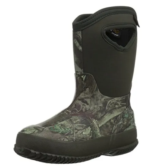 Camouflage Printed Rubber Rain Boots for Hunting