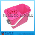 Plastic high quality injection mop bucket mould maker