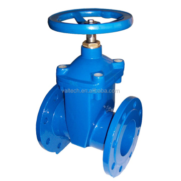 Din BS5163 Valvola di gate a flangia in ghisa duttile con ruota per acqua