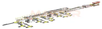5PLY CORRUGATED BOARD PRODUCTION LINE 2500mm