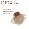 Válvula de control de succión Válvula SCV 04226-0L030 para Toyota