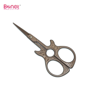 Classical Bronze Stainless Steel Manicure Scissor