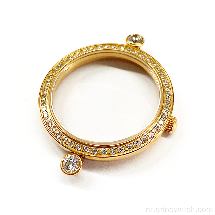 Роскошные серебряные бриллианты женский корпус для часов