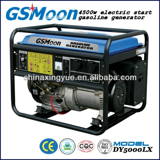 CE and EPA approval 5kw Electric start Portable Gasoline Generator