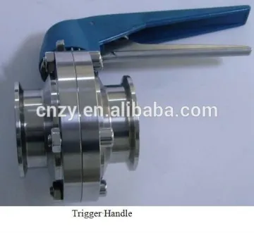 Sanitary DN Butterfly Valve clamped