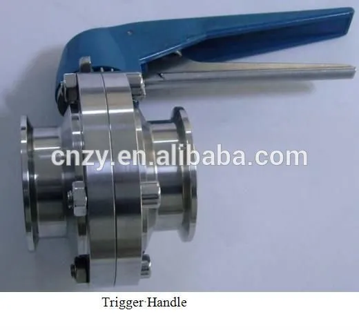 Sanitary DN Butterfly Valve clamped