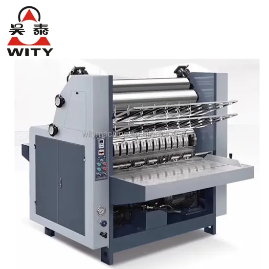 Semi Automatic Cardboard Laminating Machine for Box Carton Packaging