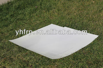1.2mm roll frp flat gel-coated panel in white