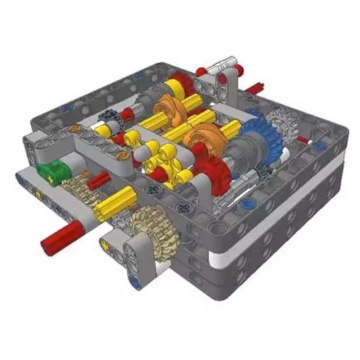 Stemedu 135PCS MOC-50877 Mechanical Gearbox Building Blocks STEM Educational Toy