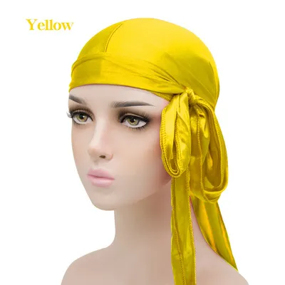 High Quality Designer Custom Silk Durag - H-163 Fashion Multifunction Hair Accessory for Men
