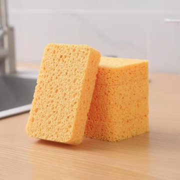 Sterile Wood Pulp Sponge - Soft Magic Sponge for Bathroom and Kitchen Cleaning