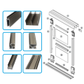 6063 Sliding Wardrobe Doors ALuminum Profile