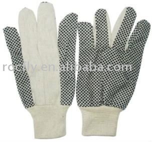 10.5" PVC dotted working glove