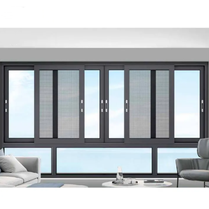 Aluminum sliding windows