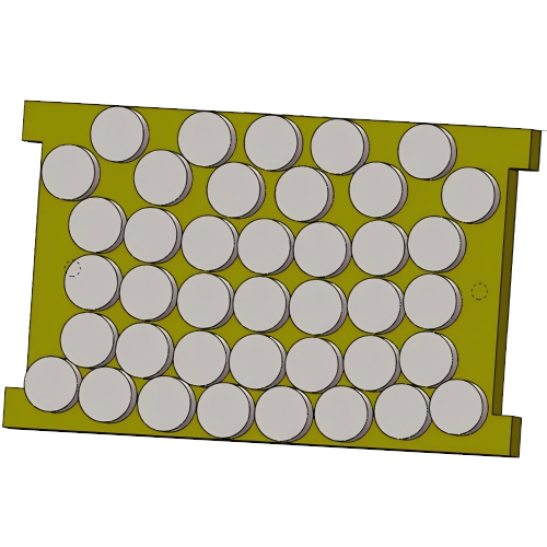 لوحة احتكاك الكبح عالية السرعة (ميتالورجيا المساحيق)