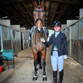 Giacca da spettacolo personalizzato equestre per le donne