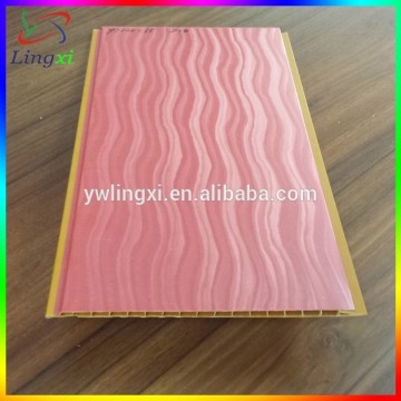 Red PVC Film Coated Wall Plastic Decorative Panels, Plastic Film Faced Plywood, PVC Wall Panel