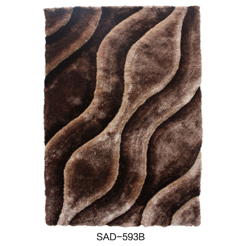 150D Polyester Zijde Shaggy Rug