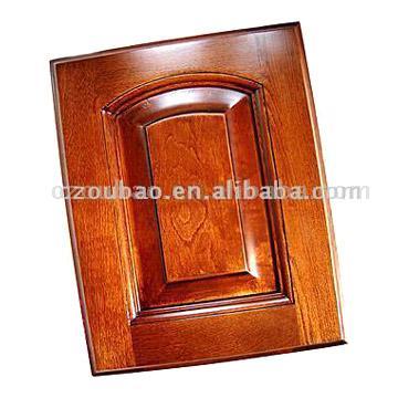 Chestnut finish kitchen cabinet door