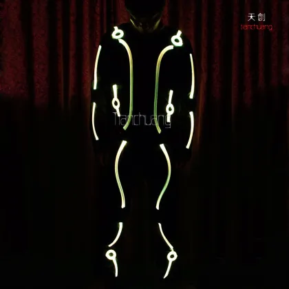 Robot devil costume entertainment led dance clothing