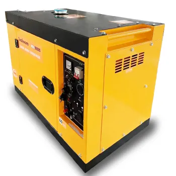 High Efficiency Air-Cooled Single Phase Diesel Silent Generator