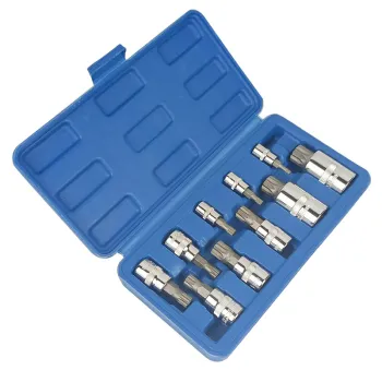 10pcs XZN 12 Point MM Triple Square Spline Bit Socket Bits Set: Comprehensive Mechanics Tool Set for Professional and Home Use