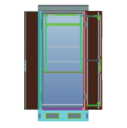 Metal Outdoor Cabinet for Telecom Communication Equipment