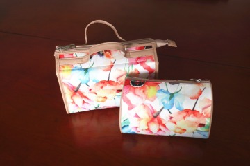FLOWER PRINT PROMOTION COSMETIC BAG