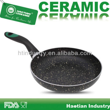 Aluminum stone coating fry pan,non-stick fry pan with ceramic coating,marble coating fry pan
