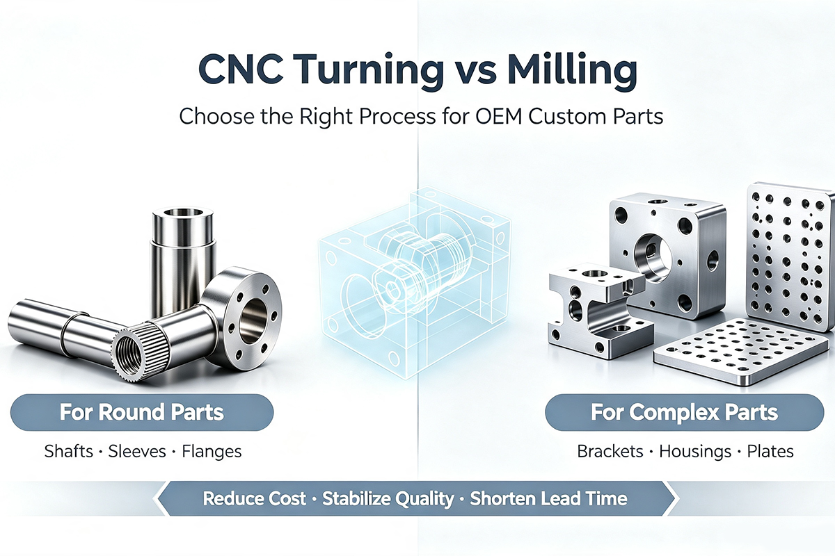 How to Choose Between CNC Turning and Milling？